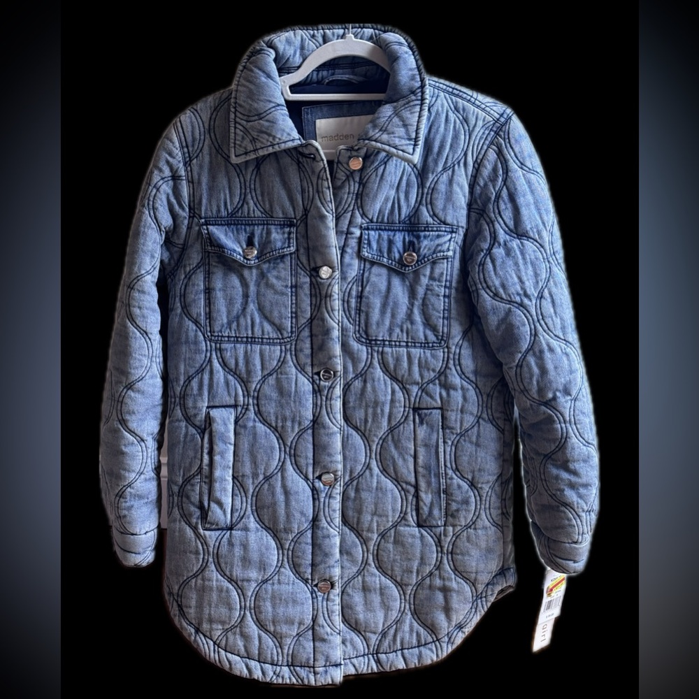 Quilted Denim Jacket